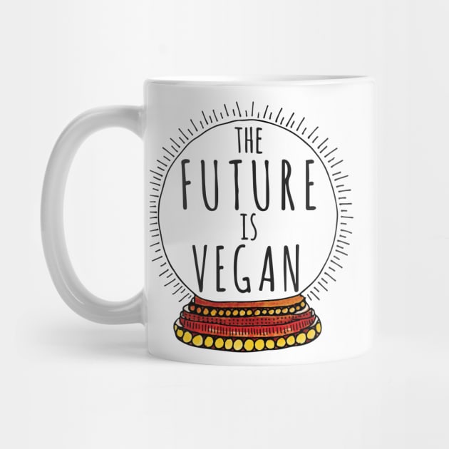 THE FUTURE IS VEGAN - CRYSTAL BALL by VegShop